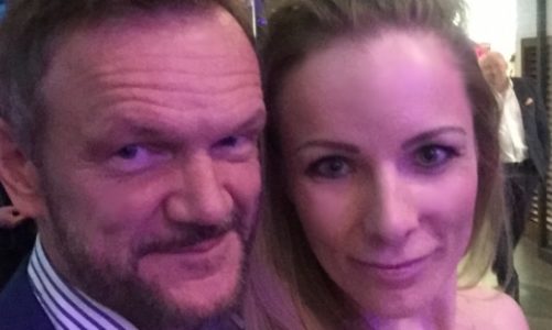 Cezary Pazura i Katarzyna Zawadzka na balu charytatywnym Fundacji Pankracy