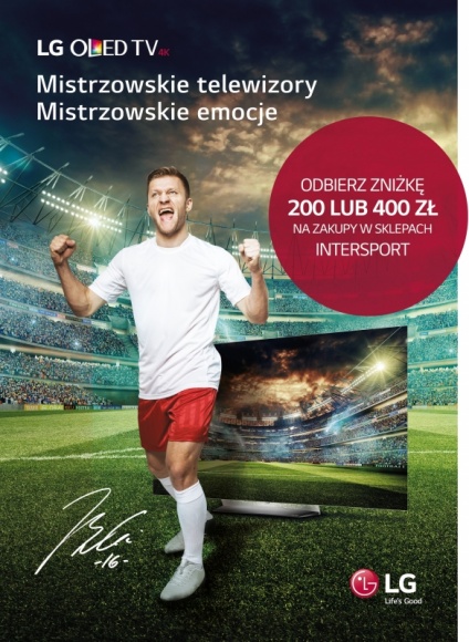 Mistrzowska promocja telewizorów LG