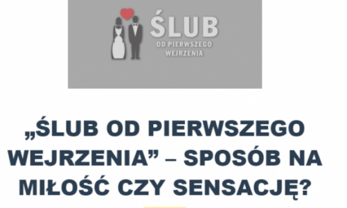 Lajk od pierwszego wejrzenia? Rośnie popularność ślubnego reality show TVN