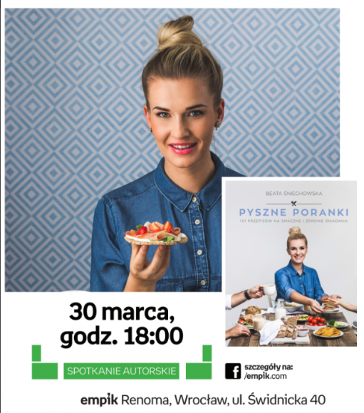 Pyszne spotkanie autorskie z Beatą Śniechowską